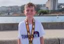 Owen Oswick was the 10k's youngest competitor. Picture: Tara Kelly