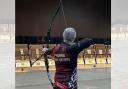 Tim Peers in action during the Archery GB National Indoor competition. Picture: Wirral Archers