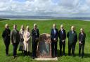 The plaque marks the 50th anniversary of the official opening of Wirral Country Park