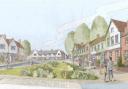 Artist's impression as part of a planning application from Leverhulme Estates for 240 homes in Greasby