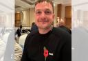 Army veteran Ross Freer from Moreton was one of the first people to wear the new poppy.