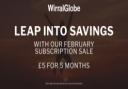Subcription offer for the Wirral Globe