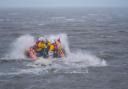 West Kirby Lifeboat crew in action