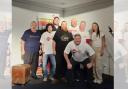 The group of novice comedians who took part in comedy night for Wirral Mencapt for Wirral Mencap on March 28 Left to right:Performers who took part in comedy night for Wirral Mencap on March 28