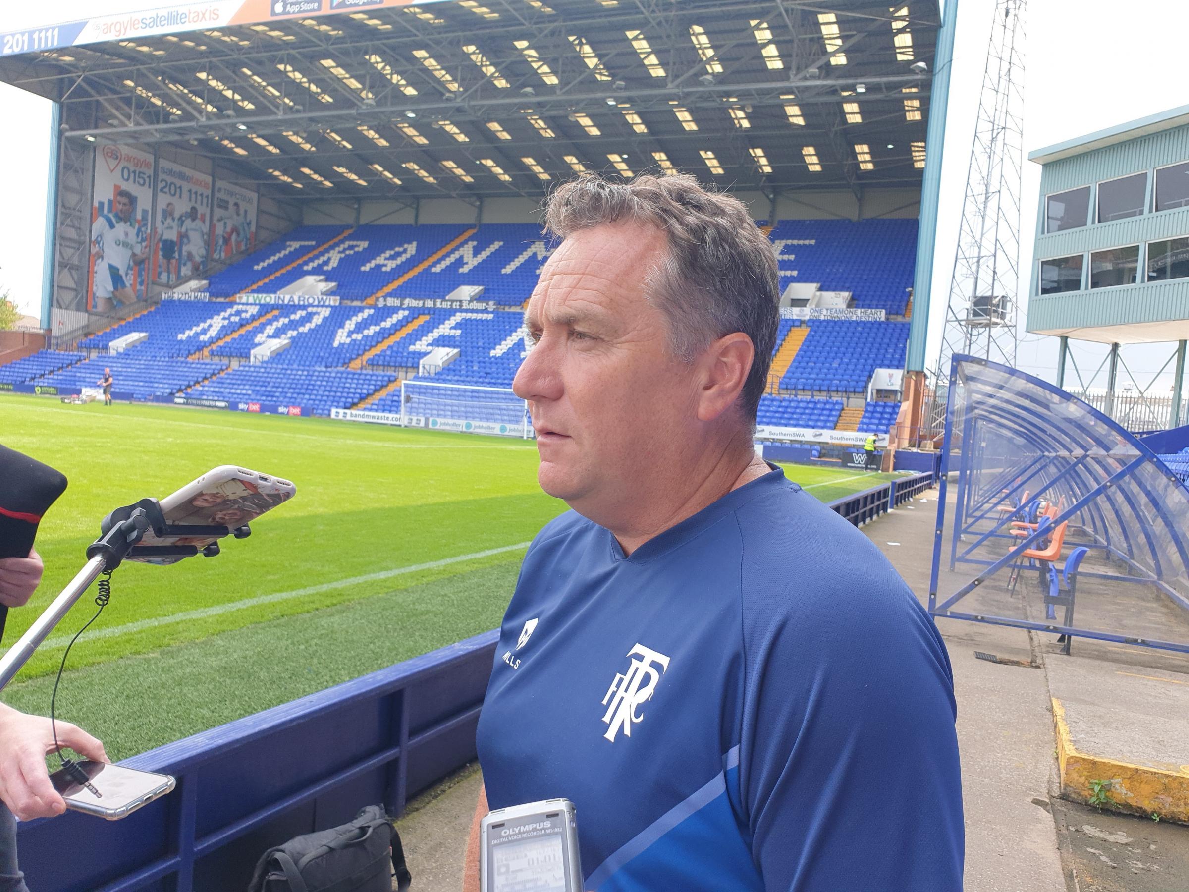 Tranmere manager Micky Mellon