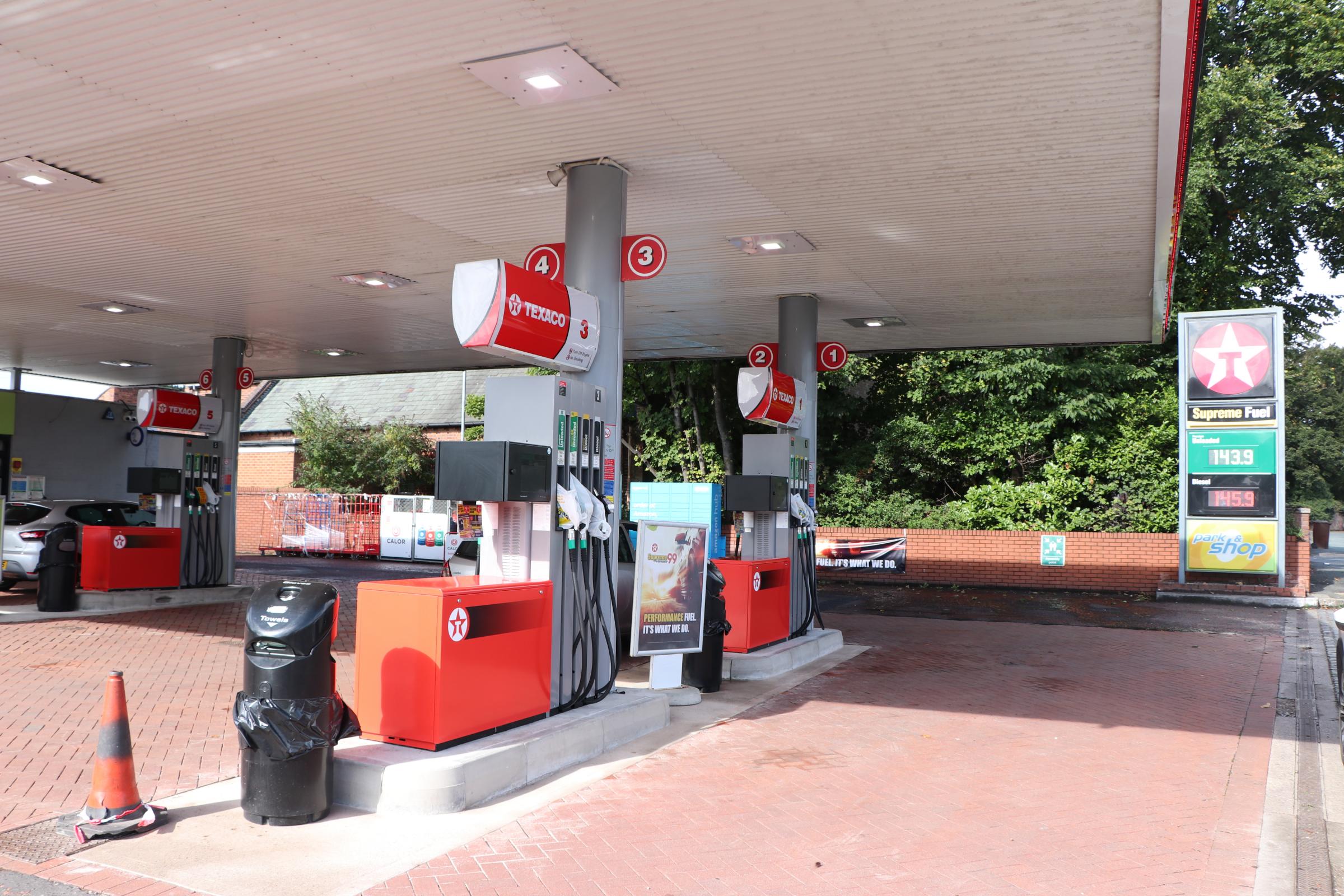 Texaco in Bromborough currently has no spending cap but the highest prices in the local area