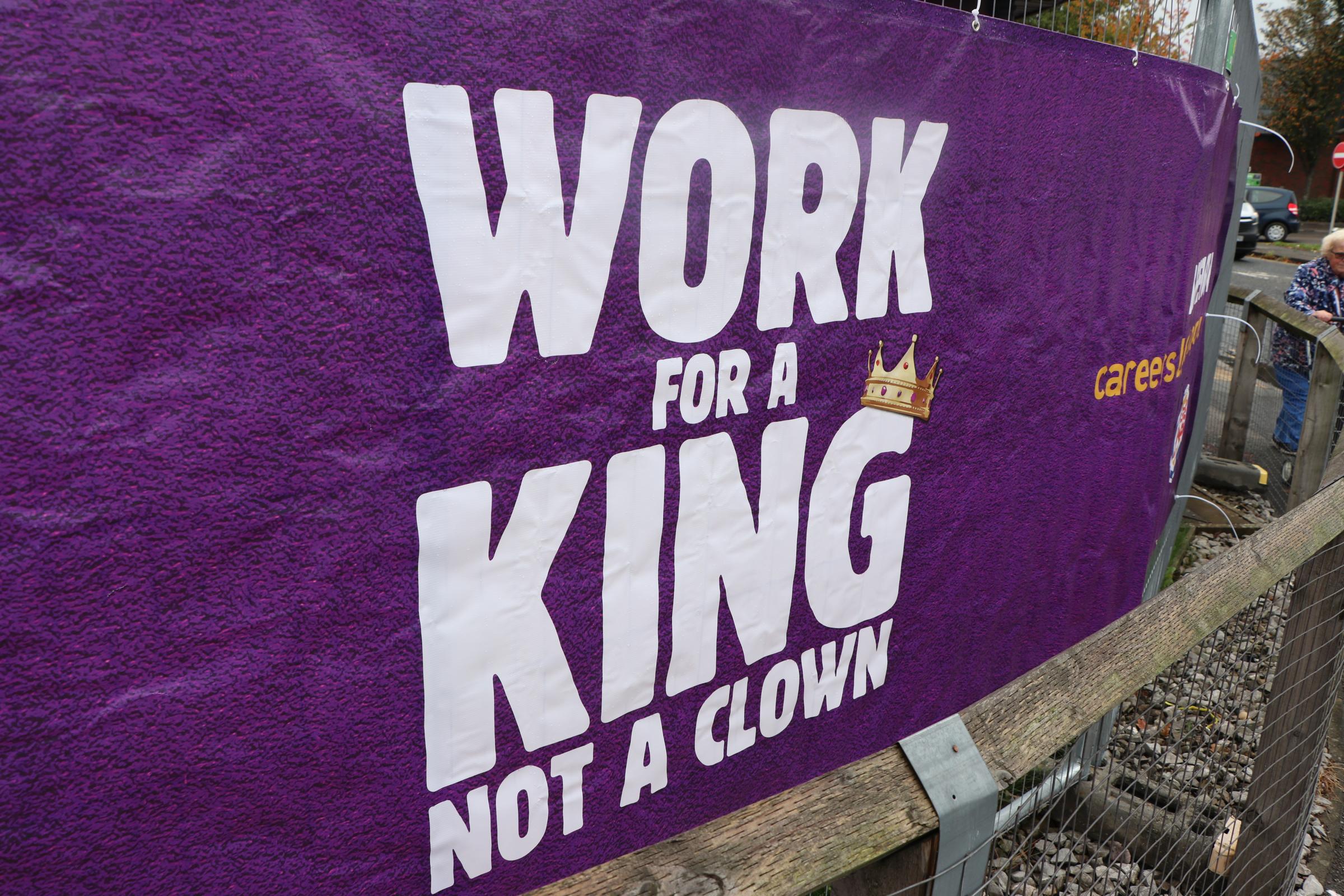 Burger King takes a cheeky swipe at their rival with a recruitment drive for the forthcoming Bromborough oultet
