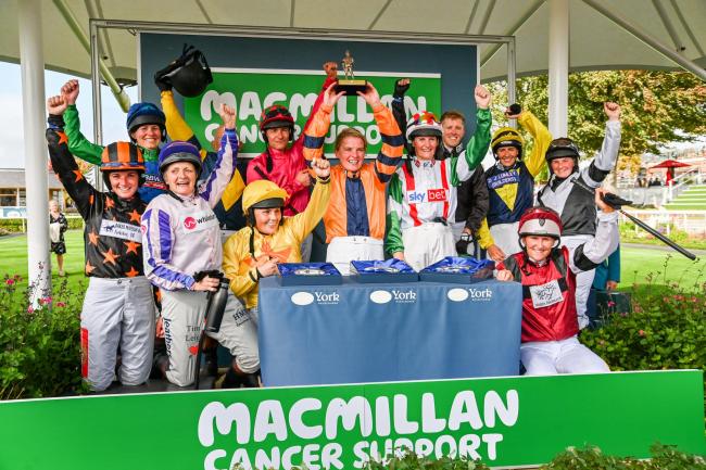 Winners after last horserace for McMillan Cancer Support
