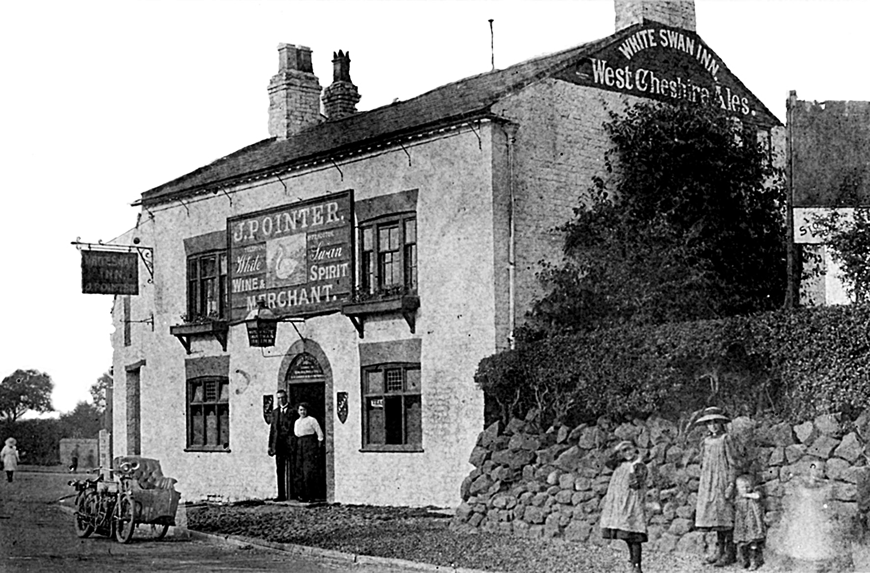 The White Sawn Inn, Great Sutton. Back in 1912