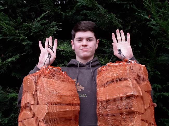 Alex O'Brien started his solid fuels business by chopping up pallets in his back garden when he was 14