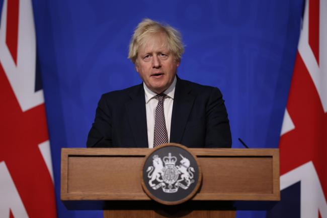 Prime Minister Boris Johnson announced the tightening of Covid rules during a press conference at Downing Street (Image: PA)