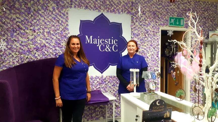 Natalie Speed and Kylie Cosgrove who offer treatments at Majestic Crystals & Creations