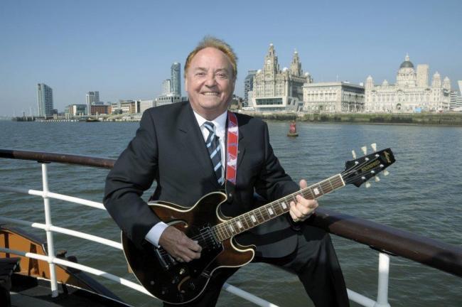 Gerry Marsden, pictured on the day he was awarded Freedom of the City of Liverpool in April 2009