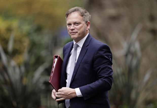 Wirral Globe: Pictured, Grant Shapps, transport secretary.