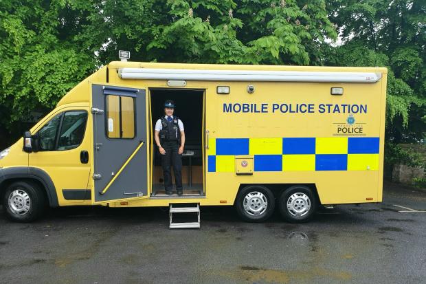 A mobile Police station will patrol St Helens to give information on knife crime to people in the community