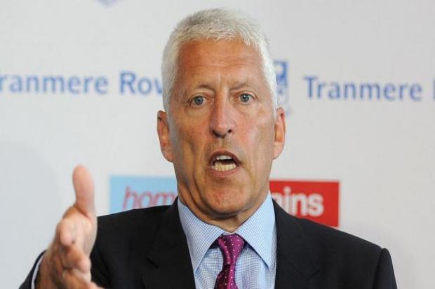 Tranmere Rovers chairman Mark Palios