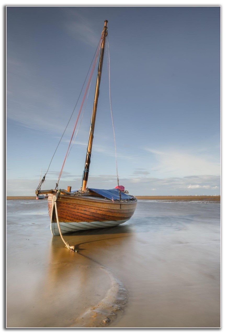 Ray Tickle at Meols Beach