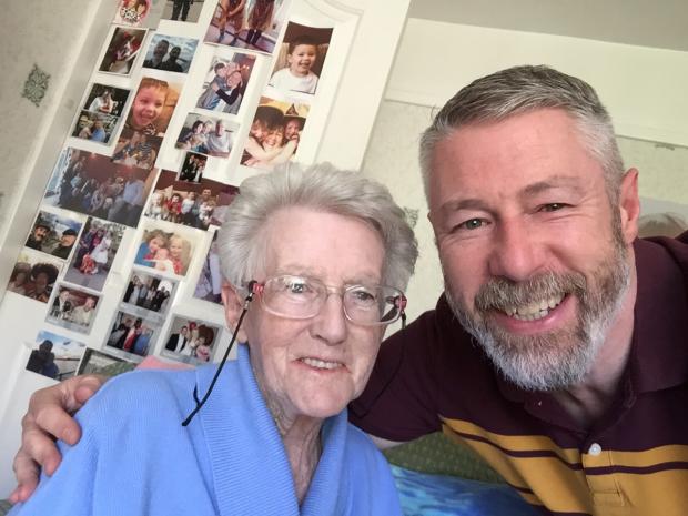 Wirral Globe: Author Rob and his late mother Kath
