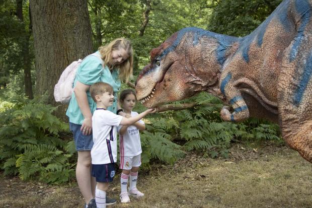 The giant dinosaur visitor attraction 40 minutes from Wirral