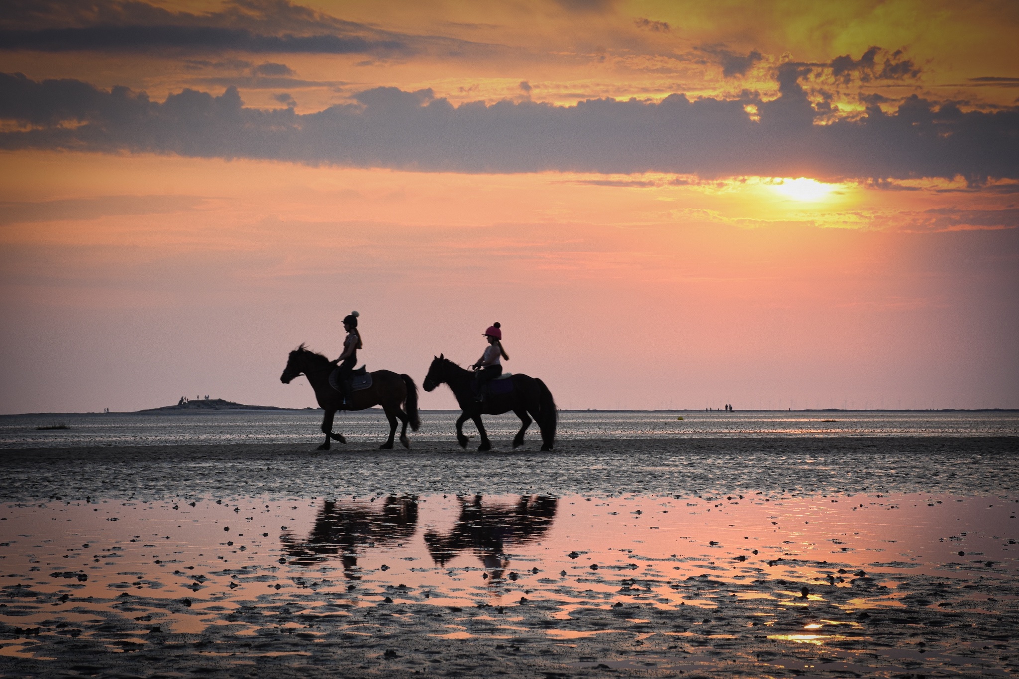 A sunset ride in West Kirby by Jonathan Cooper