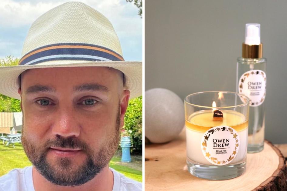 Christmas candles are “fitting tribute” to Drew Cockton