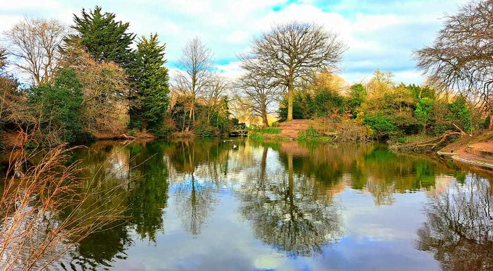 Reflection at Birkenhead Park by Paul Neish