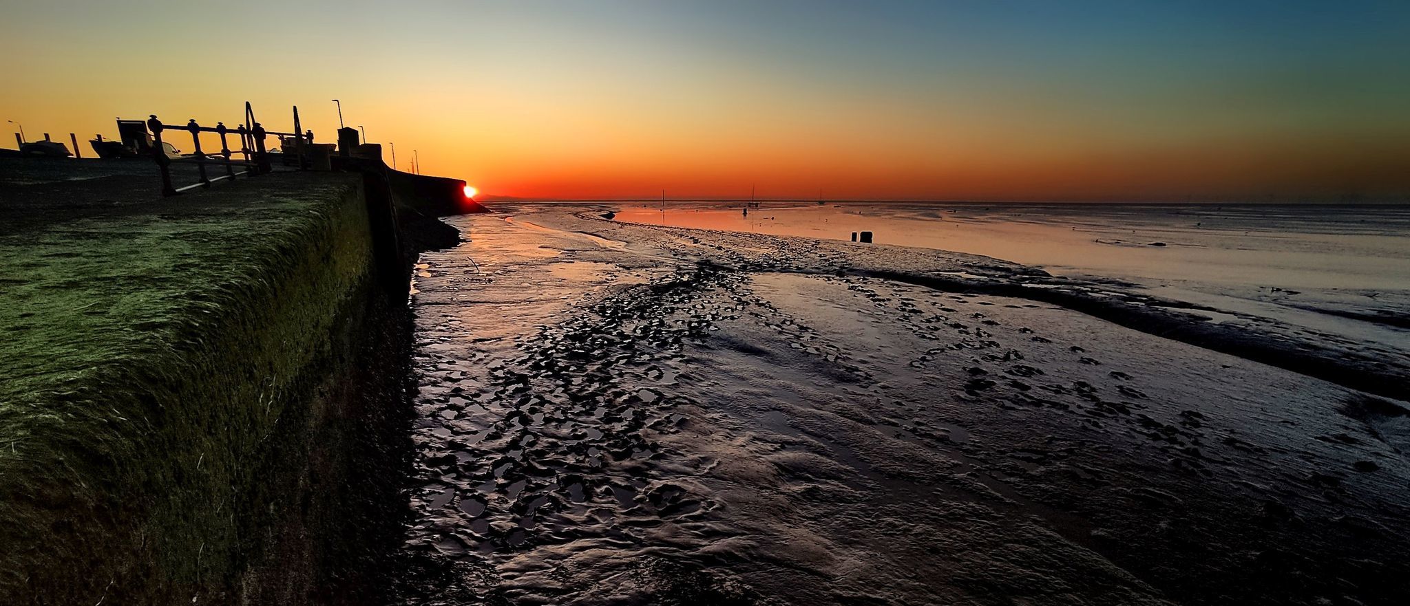 Sunset from Meols slipway by Phil Coalter
