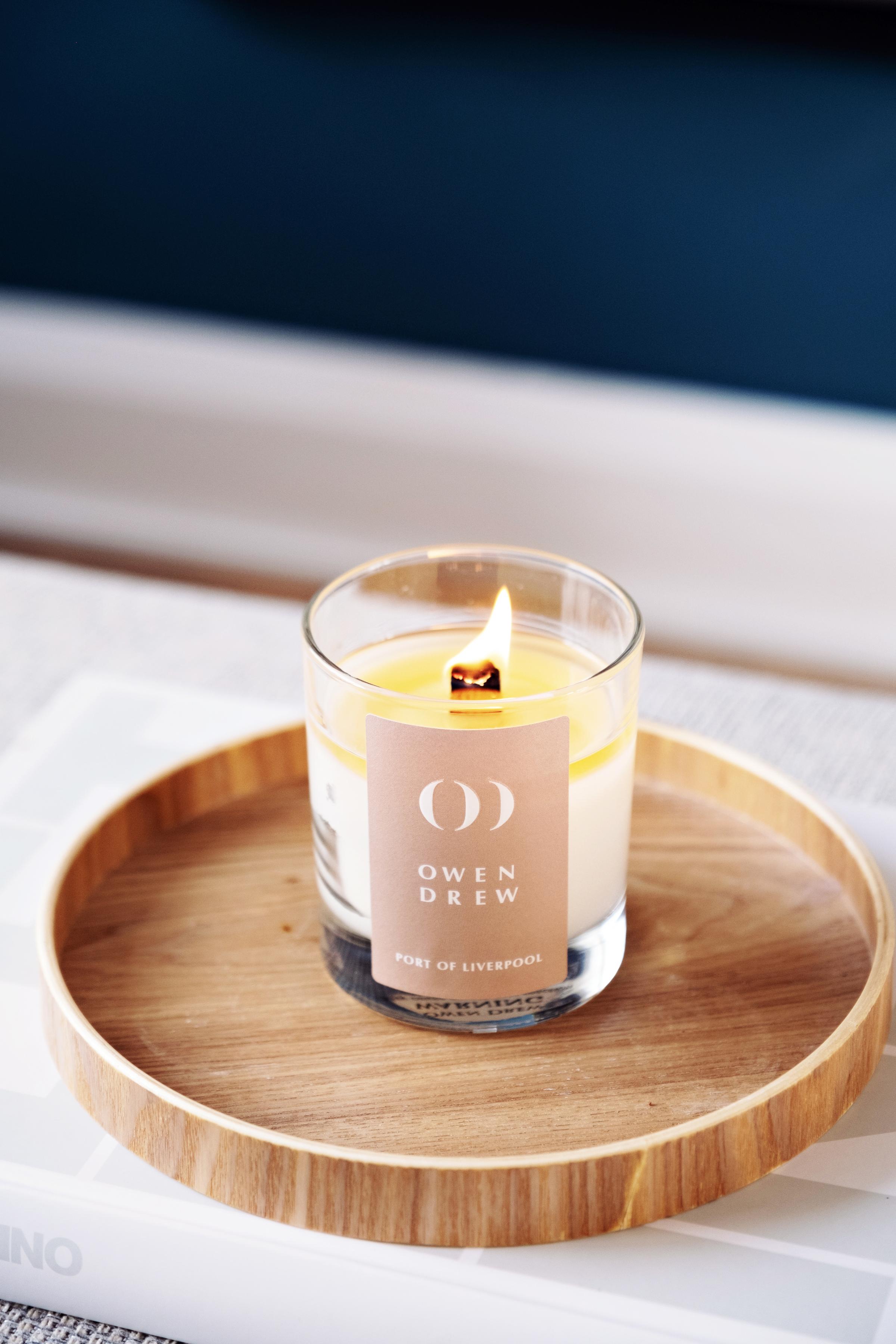 Owen Drew candles are cleaner, cruelty free and made of vegan soy wax