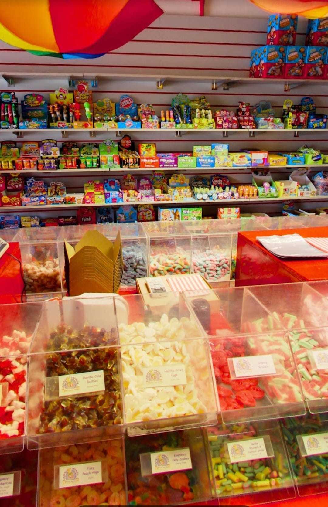 There are old sweets and new sweets available at Cheeky Charlies