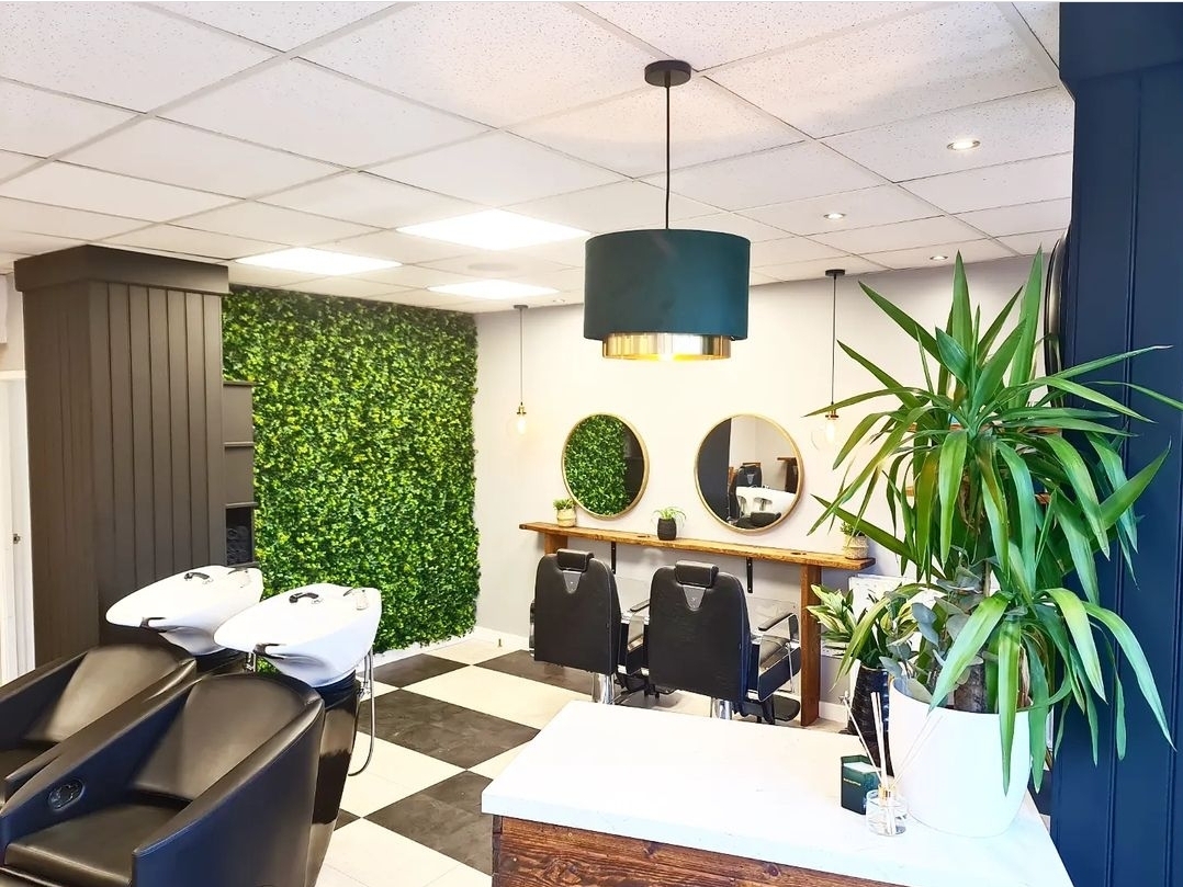 Clients feel relaxed and welcomed inside the salon