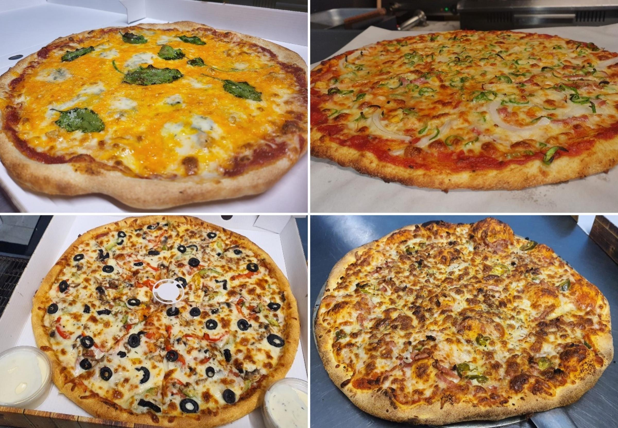 Some of the award-winning pizzas on offer at Pizza Mamma