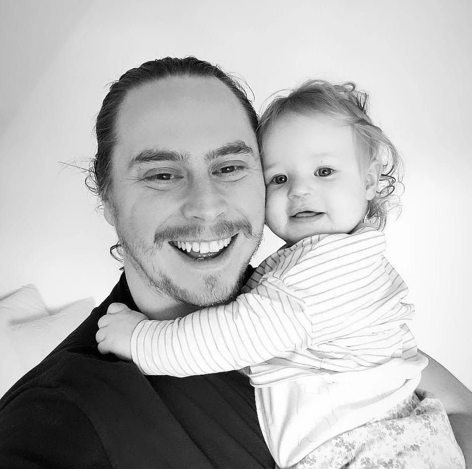 Dan with his daughter Freya