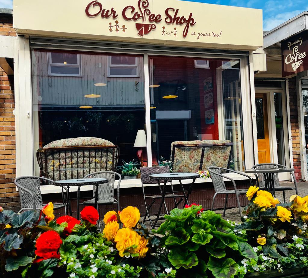 Our Coffee Shop opened on Spital Road in 2018