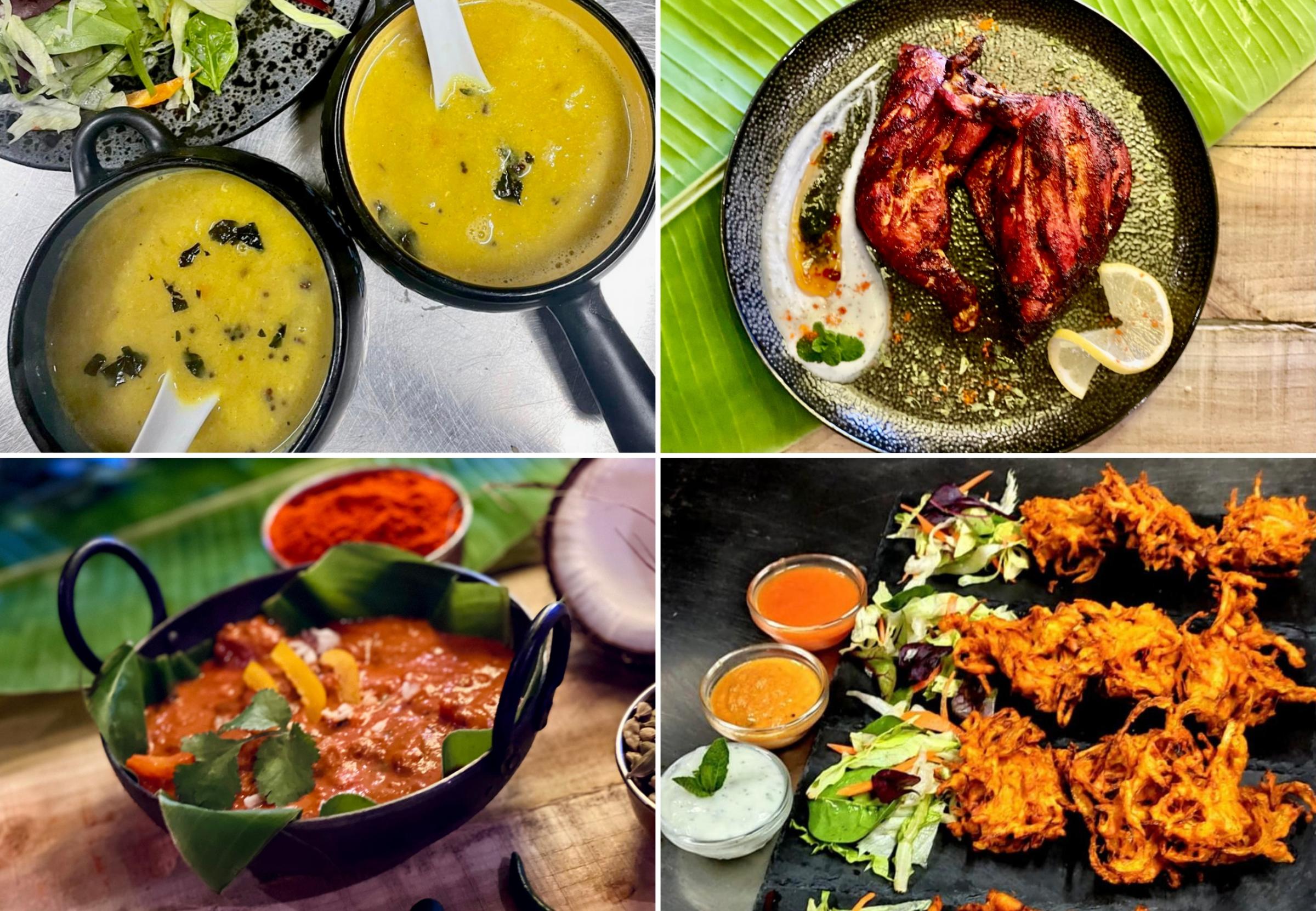 Some of the tasty dishes on the menu at Kerala Kitchen