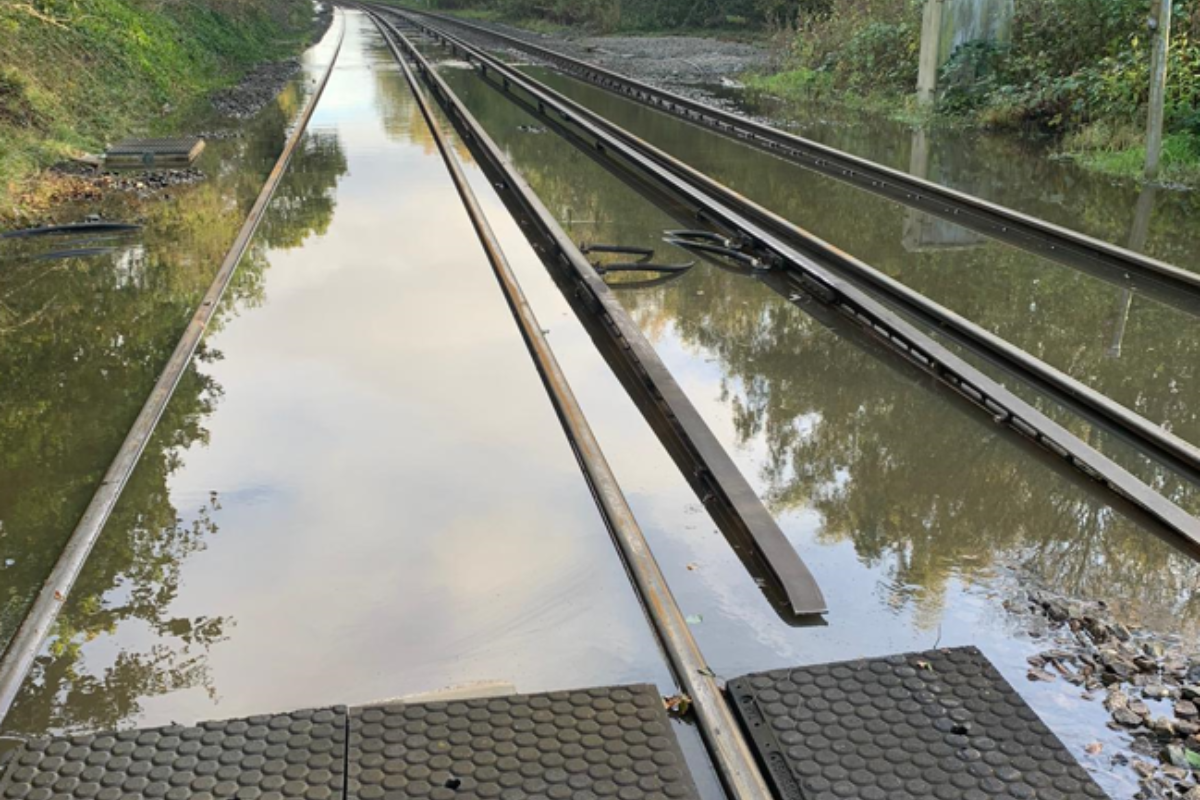 Flooding causes 'major disruption' to Wirral train services