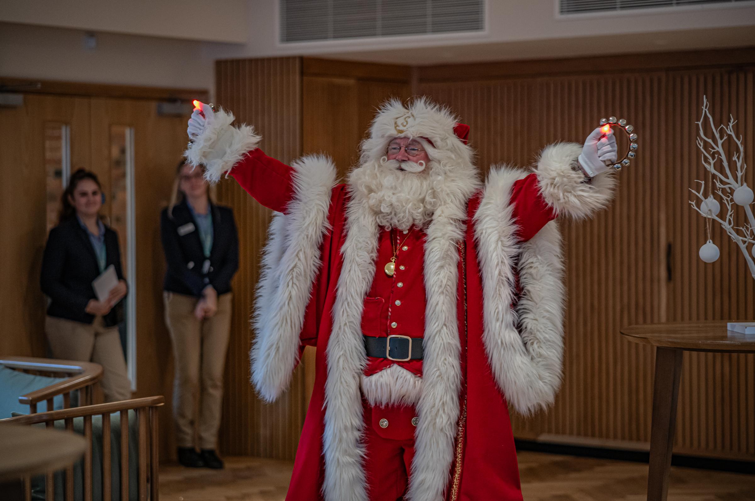 Father Christmas paid a visit to the special event.