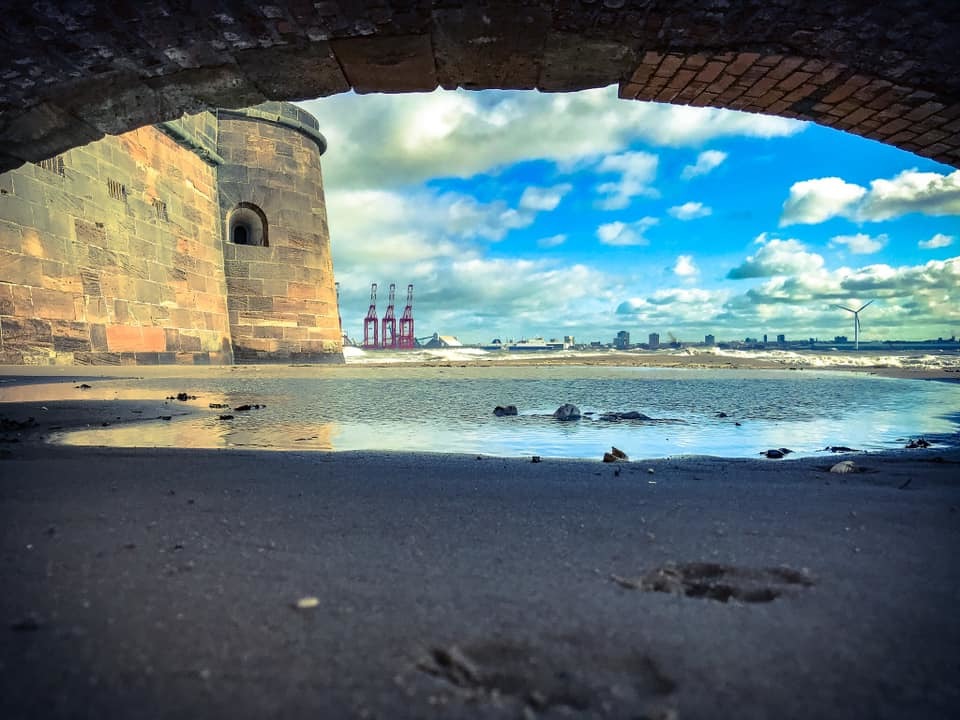 Under the arches Fort Perch Rock by Sean Duncalf