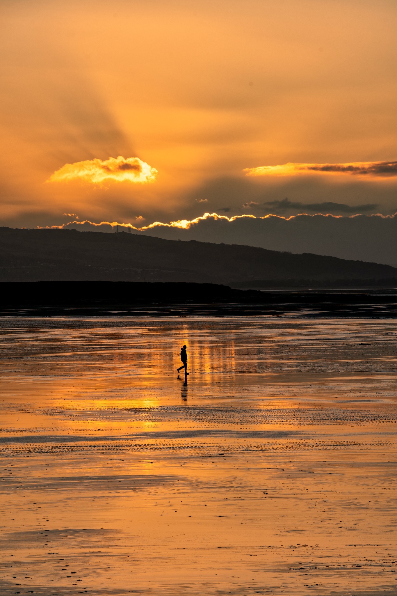 Sunset in Hoylake by Michael Connor