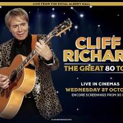 Cliff Richard the Great 80 Tour to be live screened on October 27