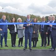 The Mayor of Wirral officially opens the new 3G football pitch facility at The Campus
