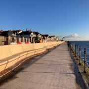 West Kirby Sea Wall - January 2023. Credit: Wirral Council. Permission to use by LDR partners