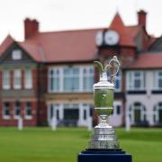 A view of the Claret Jug during The Open Media Day at Royal Liverpool Golf Club.