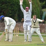 Caldy wicket keeper Mark Wilkie appeals against Spring View