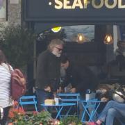 The pair were spotted in West Kirby
