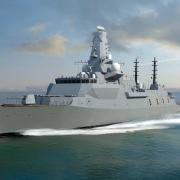 Artist's impression of the Royal Navy’s Type 26 Frigates