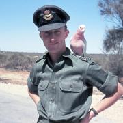 Flight Lieutenant David Purse serving at Maralinga, Australia, in 1962 and 1963 when nuclear tests were carried out.