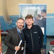 Former Wallasey school student returns to represent aerospace manufacturer