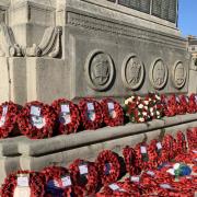 The Cenotaph in Hamilton Square, Birkenhead following last year's Remembrance Sunday service