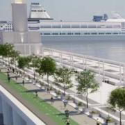 A CGI mock-up of the Mersey tidal power project (Image: Liverpool City Region Combined Authority)