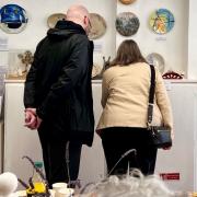 Visitors to The Rathbone Studio's current exhibition, 'inspiration on a plate'